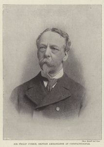 Sir Philip Currie, brytyjski ambasador w Konstantynopolu autorstwa English Photographer