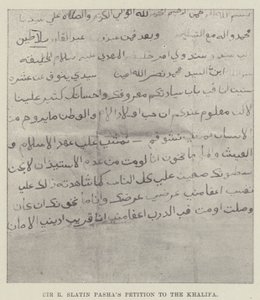 Sir R Slatin Pashas Petycja do Khalifa autorstwa English Photographer