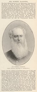 Sir Robert Harding, główny syndyk masy upadłościowej autorstwa English Photographer