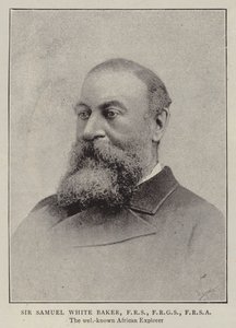 Sir Samuel White Baker, FRS, FRGS, FRSA autorstwa English Photographer