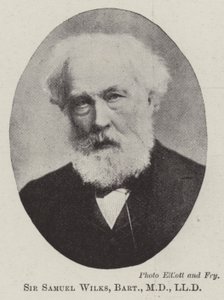 Sir Samuel Wilks, Baronet, MD, LLD autorstwa English Photographer