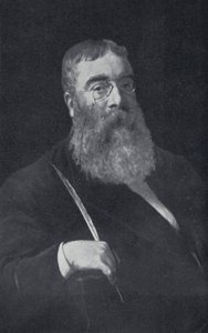 Sir Walter Besant (zdjęcie czarno-białe) autorstwa English Photographer