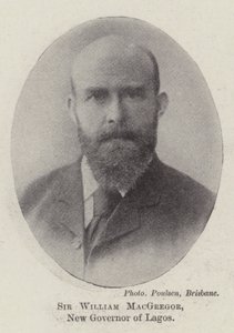 Sir William MacGregor, nowy gubernator Lagos autorstwa English Photographer