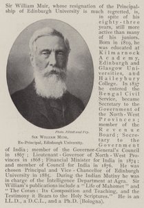 Sir William Muir, były dyrektor, Uniwersytet w Edynburgu autorstwa English Photographer