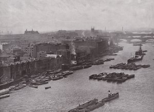 Południowy Brzeg Tamizy, od mostu Tower Bridge autorstwa English Photographer