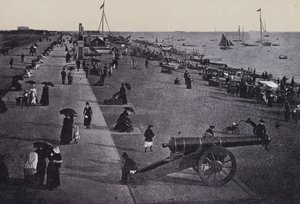Plaża Southsea (zdjęcie czarno-białe) autorstwa English Photographer