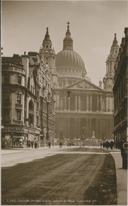 Katedra św. Pawła i Ludgate Hill, Londyn autorstwa English Photographer