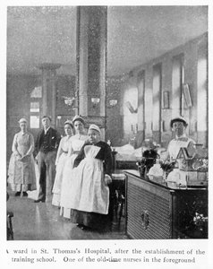 Szpital św. Tomasza, po 1860 r. autorstwa English Photographer