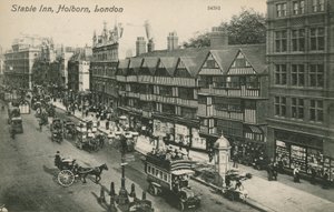 Staple Inn, Holborn, Londyn autorstwa English Photographer