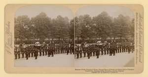 Nadruk stereograficzny Diamentowego Jubileuszu Królowej Wiktorii autorstwa English Photographer