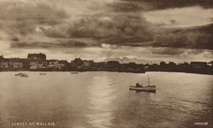 Zachód słońca w Mallaig, Szkocja (zdjęcie czarno-białe) autorstwa English Photographer