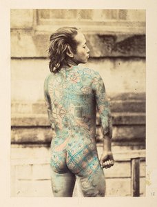 Wytatuowane Betto, Japonia autorstwa English Photographer