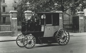 Taksówki - elektryczne, 1897-1900 autorstwa English Photographer