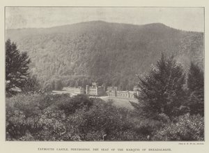 Zamek Taymouth, Perthshire, siedziba markiza Breadalbane autorstwa English Photographer