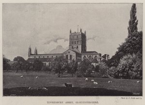 Opactwo Tewkesbury, Gloucestershire autorstwa English Photographer