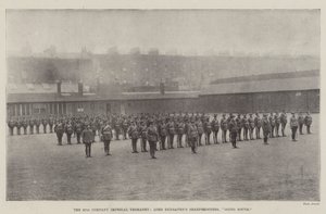 67. kompania Imperial Yeomanry, Lord Dunraven Sharpshooters, zmierza na południe autorstwa English Photographer
