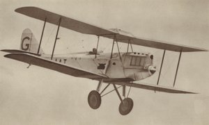 Avro "Avian" (zdjęcie czarno-białe) autorstwa English Photographer