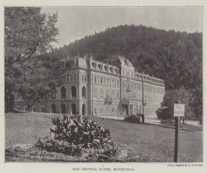 Łaźnie Centralne, Marienbad autorstwa English Photographer