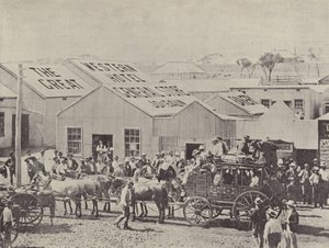 Biuro autokarów, Bayley Street, Coolgardie, Waszyngton autorstwa English Photographer