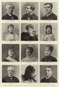 The Comedie Francaise na Drury Lane, niektórzy z głównych artystów