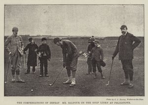 Odszkodowanie za porażkę, Mr Balfour na polach golfowych w Felixstowe autorstwa English Photographer