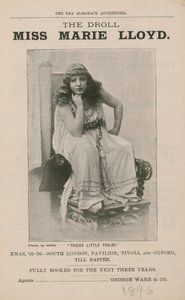 The Droll Miss Marie Lloyd autorstwa English Photographer