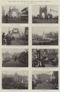 Książę i księżna Yorku w Salford, 25 marca autorstwa English Photographer