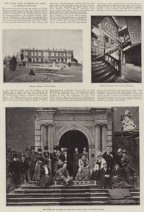 Książę i księżna Yorku w Temple Newsam