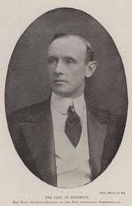 Hrabia Hopetoun, pierwszy gubernator generalny Nowej Wspólnoty Australijskiej autorstwa English Photographer