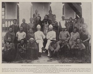 Goście koronacji administracji wschodnioamerykańskiej, rdzenni wodzowie w Mombasie autorstwa English Photographer