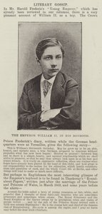 Cesarz Wilhelm II w dzieciństwie autorstwa English Photographer
