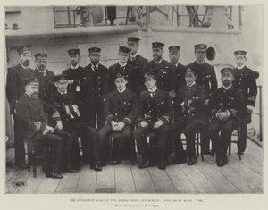 Wyprawa przeciwko Powstańcom Sierra Leone, oficerom HMS Fox autorstwa English Photographer
