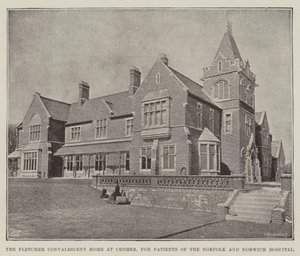 Dom rekonwalescencji Fletchera w Cromer dla pacjentów szpitala Norfolk and Norwich autorstwa English Photographer