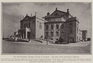Nadchodzące cykle Wagnera w Monachium, Nowy Teatr Prinz Regenten autorstwa English Photographer