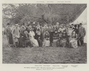Wizyta cesarzy niemieckich, królewska strzelanina w Sandringham autorstwa English Photographer