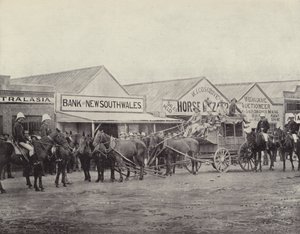 Złota eskorta, Coolgardie autorstwa English Photographer