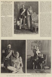 Złote wesele Ich Królewskich Mości Króla Chrystiana IX i królowej Danii Luizy autorstwa English Photographer