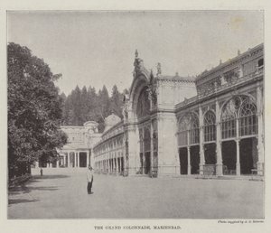 Wielka Kolumnada, Marienbad autorstwa English Photographer