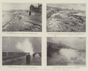 Wielka wichura, spustoszenie w Westgate-on-Sea i Ramsgate autorstwa English Photographer