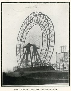 Wielkie Koło w Earls Court w Londynie; z „Sfery”, 13 kwietnia 1907 autorstwa English Photographer
