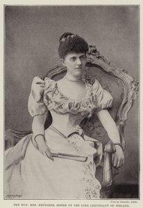 Szanowna Pani Henniker, Siostra Lorda Porucznika Irlandii autorstwa English Photographer