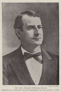Szanowny William Jennings Bryan, Demokratyczny Kandydat na Prezydenta Stanów Zjednoczonych autorstwa English Photographer