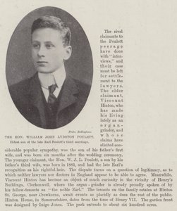 Czcigodny William John Lydston Poulett, najstarszy syn trzeciego małżeństwa zmarłego hrabiego Pouletta autorstwa English Photographer