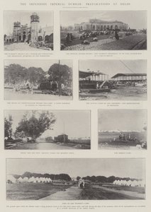 Zbliżający się Imperial Durbar, przygotowania w Delhi