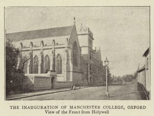 Inauguracja Manchester College w Oksfordzie autorstwa English Photographer