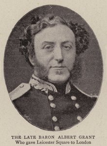 Późny Baron Albert Grant autorstwa English Photographer