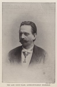 Późny hrabia Taafe, austro-węgierski mąż stanu autorstwa English Photographer