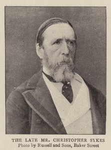 Późny pan Christopher Sykes autorstwa English Photographer