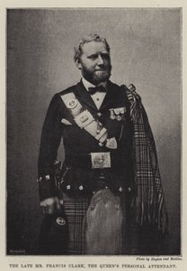 Nieżyjący już pan Francis Clark, osobisty opiekun Queens autorstwa English Photographer