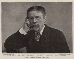 Późny pan George Louis Palmella Busson Du Maurier autorstwa English Photographer